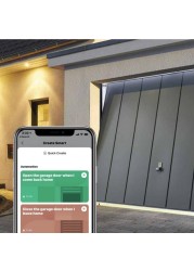 WiFi Smart Garage Door Smart Life APP Remote Control Open Close Monitor Compatible With Alexa Echo Google Home No Hub Require