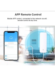 Tuya Wifi Smart Water Leakage Detector Water level  Sensor Water Leak Alert Smart Life Remote Control Home Security Alarm System