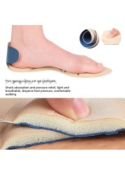 2pcs Memory Foam Insoles Breathable Anti-slip Insole for Feet Pad Insert Heel Post Back for Women High Heels Shoe Accessories