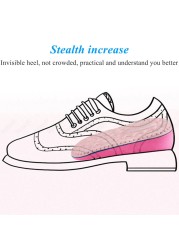 Memory Foam Invisible Height Increase Insoles For Women's Shoes Soles Inner Heel Insert Molds Lift Increase Insoles