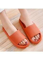 Female Home Slippers Summer Women Thick Platform Slides Women's Sandals Flip Flops Beach Sandal Mule Anti-slip Slippers for Men