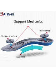 3ANGNI Orthotic Flat Feet Insoles Arch Support 3/4 Insole Memory Foam Lining Soft Letter for Man Woman Shoes