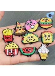 Free Shipping 50pcs Animation Anime Japan Garden Shoe Charms Buckle Clog Fit Wristbands Shoes Decorations Croc Jibz Sets Hot Sale