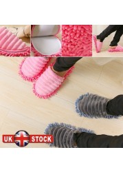 1pc Lazy Slippers Creative Shoes and Socks Slippers Mop Dust Removal Cleaning Floor Polish Multifunctional Household Slippers