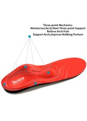 3ANGNI Orthotic Flat Feet Sharp Insoles Arch Support Insole Orthopedic Shoes Insoles Heel Pain Plantar Fasciitis Men Woman