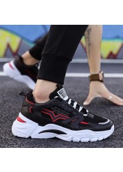 Men's Fashion Shoes 2022 Platform High Quality Sports Running Shoes Men Casual Shoes Walking Summer Breathable Colorful Dad Shoes