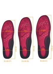 Elino Gel Sport Insoles Printed Mesh Shoe Pads Shock Absorption Feet Protector Insert Cushion Men Women Insoes for Sneaker