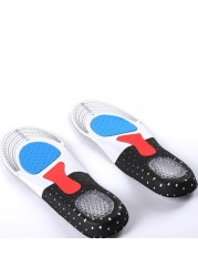 Cuttable Silicone Insoles for Shoe Men Women Orthotic Arch Support Sport Shoe Pad Soft Running Insert Cushion Memory Foam Insole