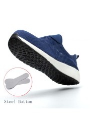 Toecap 2020 summer lightweight men's and women's shoes safety work safety shoes breathable indestructible men and women shoes