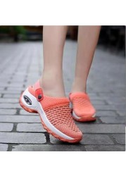 2021 new women's shoes non-slip platform sandals platform sandals women's breathable mesh sole outdoor walking slippers