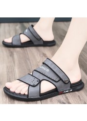 2022 New Classics Style Men Sandals Outdoor Walking Summer Shoes Anti-Slippery Beach Shoes Men Comfortable Soft casual shoes