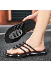 Thick Bottom Slippers Men Soft Bottom Sandal Sole Men Flip Flops EVA Non-slip Beach Summer Slippers Men Shoes