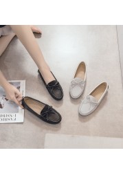 Top quality brand flat shoes handmade breathable women's shoes flat loafers brand fashion women casual shoes