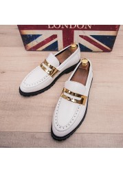 men shoes leather slip on casual men shoes brogue dress office shoes oxford shoes for men fashion club party designer shoes