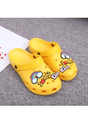 Cave Shoes Women Summer Hollow Outside Wear Slippers Cute Thick Bottom Non-slip Toe Sandals Casual Breathable Buckle Beach Shoes