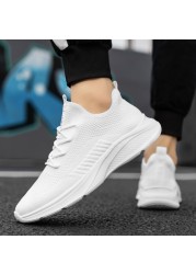 Women Men Sneakers Mesh Breathable Running Shoes Male Lightweight Sneakers Couple Sneakers Man Casual Shoes 35-47