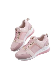 Summer new European and American casual sports shoes thick bottom wedge heel breathable sports shoes