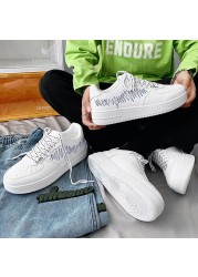 Men Casual Shoes New Fashion Formal Shoes Thick Bottom Men Vulcanize Shoes Students Sneakers Ulzzang Casual Men Shoes