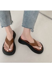 VENTACT Slippers Women Thick Bottom Ins Fashion Women's Shoes Beach Sandals 2022 Summer New Daily Casual Shoes Size 35-39