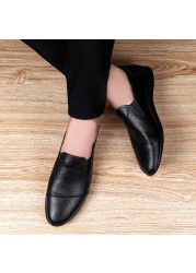 Genuine leather men's shoes fashion design casual shoes men's shoes soft breathable driving shoes slip-on loafers