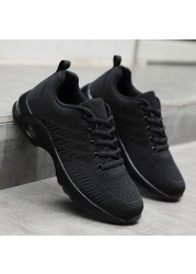 Ladies Shock Absorption Sneaker Comfortable Breathable Running Shoes Air Cushion Soles Casual Outdoor Shoes Shoes