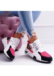 Women Spring Autumn Thick Sole Sneakers Woman Height Increasing Shoes Platform Sneakers Big Size 35-43 Female Sneakers