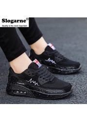 Women Sports Shoes New Fashion Breathable Trainers Students Casual Leather Tenis Feminino Sapato Women Flats Zapatillas Mujer