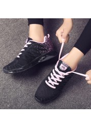 Ladies Mesh Breathable Sneakers Women Comfortable Soft Sole Running Shoes Outdoor Casual Shoes Sneakers