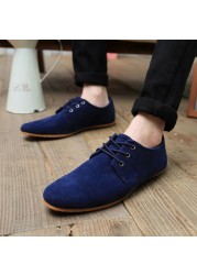 ZYYZYM - Men's Casual Shoes Lightweight Breathable Lace-Up Casual Moccasin Shoes For Spring Autumn Youth 2020