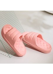 Lucifer Women Home Slippers Candy Color 2022 Soft Massage Slippers Flat Indoor Non-Slip Slippers For Women