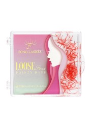 Sung Lashes Color Loose Fans Pre Made Volume Fans 500 Fans Lashes 6D Pointed Base Premade Volume Fans Eyelashes Extension