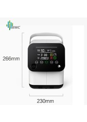 Portable Oxygen Concentrator BMC OC4 Remote Control Adjustable Household 1-6L Mini Oxygen Generator O2 Therapy 220V 110V