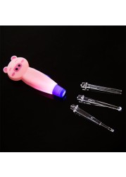 رعاية الطفل الأذن نظافة مصباح ليد جيب Earpick إزالة الأذن الشمع الأذن Curette النظافة الأذن علاج أدوات تنظيف الأذن