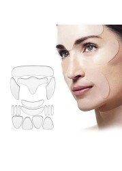 16 قطعة العين العين الجبين التصحيح سيليكون رفع الوسادة قابلة لإعادة الاستخدام التجاعيد إزالة ملصق مكافحة الشيخوخة الجلد رفع الرعاية منصات