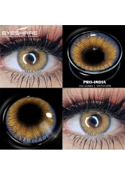 Ishihair Natural Colored Contact Lenses 2pcs Eye Color Contact Lenses Blue Green Beauty Pupils Color Contact Lenses Eye Yearly