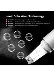 جهاز تنظيف البشرة بالموجات فوق الصوتية من ANLAN آلة تنظيف الوجه العميق مجرفة تقشير الوجه منظف المسام جهاز تنظيف بشرة الوجه