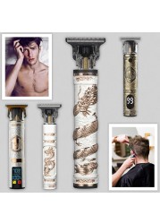 T9 Professional Electric Hair Clipper Trimmer For Man 0mm Baldheaded Barber Hair Cutting Machine Cordless Shaver