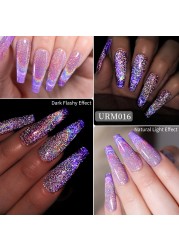 UR SUGAR 7.5ml Cat Reflective Magnetic Nail Gel Polish Rainbow Gel Shine Laser Gel Soak Off UV Varnish LED Nail Art Design