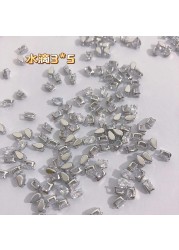 100PCS Claw diamond super flash water drop horse eye zircon jewelry new exquisite square crystal transparent open diamond