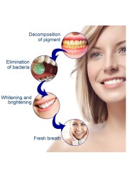 تبييض الأسنان جوهر غير مؤلم لا حساسية سهلة الاستخدام السفر ودية التنفس الطازج إزالة بقع الأسنان 10 مللي