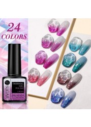 UR SUGAR Thermal Nail Polish Shiny Sequins Effect Color Change Gel Varnish All For Manicure Nails Art UV Semi Permanent Gelak