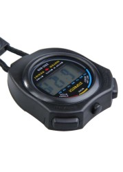 New Classic Waterproof Digital Professional Portable LCD Handheld Sports Stopwatch Timer Stop Watch With Chain For Sports