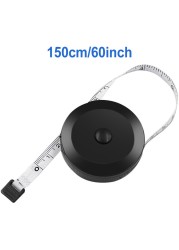 60 Inch Body Tape Measure Tailor Tape Ruler Measure For Sewing Tailor Fabric Measurements Tape Retractable Home Tape Ruler Tool