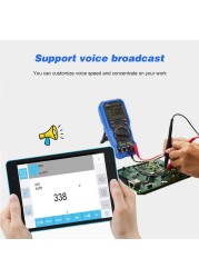 OWON OW18E 4 1/2 أرقام الذكية BLE4.0 صحيح RMS الرقمية عالية الدقة LCD المتر مع اتصال لاسلكي البيانات سجل السيارات النطاق