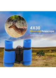 4X30mm Powerful Binoculars Outdoor Children Educational Learning Optics Telescope Kids Binocular Scope Folding Optics Telescope