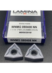 10pcs LAMINA WNMG 080404 NN LT10-PVD Carbide Blade CNC Lathe Cutter Head WNMG 080408 NN LT10-PVD Tool WNMG080404