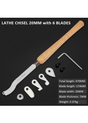 Woodworking Lathe Chisel High Speed ​​Steel Deflection Spindle Round Nose Gouge Wood Turning Tools With HSS Blade Solid Wood Handles