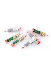 38g BGA Tin Soldering Paste Lead 10cc Syringe Liquid Flux Soldering Tool Medium Temperature Melting Point 183C Tin Soldering Paste