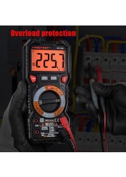 HABOTEST HT118 Professional Digital Multimeter 1000V 10A AC Voltmeter Transistor Capacitor Tester