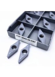 VCMT160404 Internal Turning Tool VCMT160408 SM IC907 908, Carbide Inserts, VCMT 160408 Lathe Tools